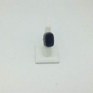 Black Tourmaline 925 Sterling Silver Ring